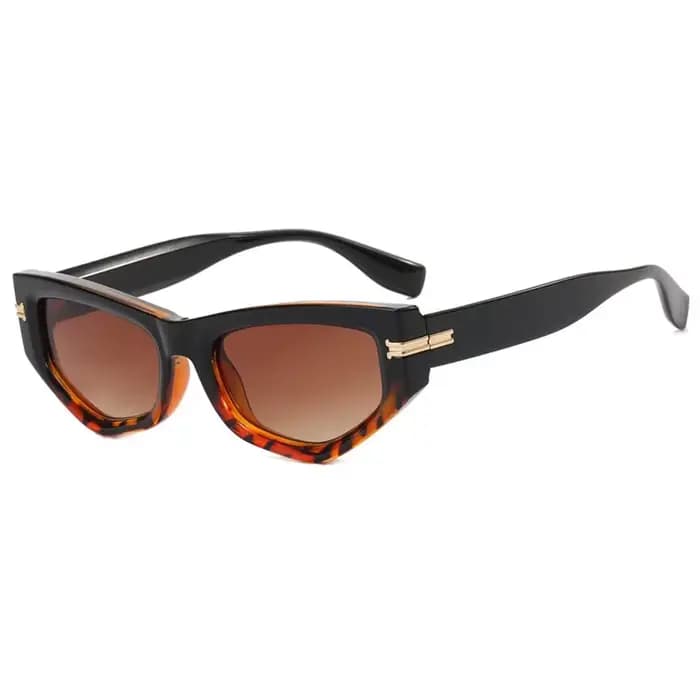 Marque de mode femmes lunettes 2025 tendance nuances pour femmes de luxe oeil de chat lunettes de soleil dames élégant noir Vintage lunettes U400