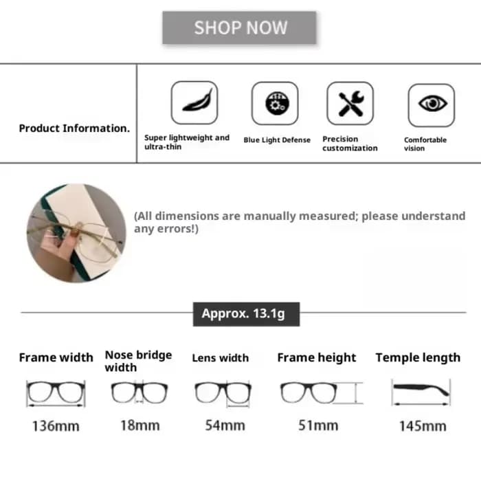 Lunettes anti-lumière bleue et anti-UV