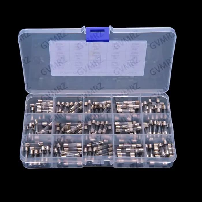 15 valeurs 0,1A-20A ​ ​ 150PCS 5x20mm Kits de fusibles en verre : 0.1A 0.2A 0.25A 0.5A 1A 1.5A 2A 3A 4A 5A 8A 10A 12A 15A 20A 5X20