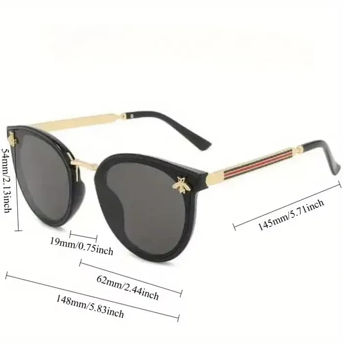 2025 nouvelles lunettes De soleil carrées femmes hommes marque De luxe abeille