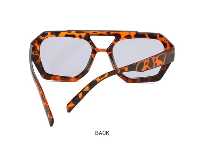 Lunettes de soleil carrées vintage tendance pour hommes et femmes
