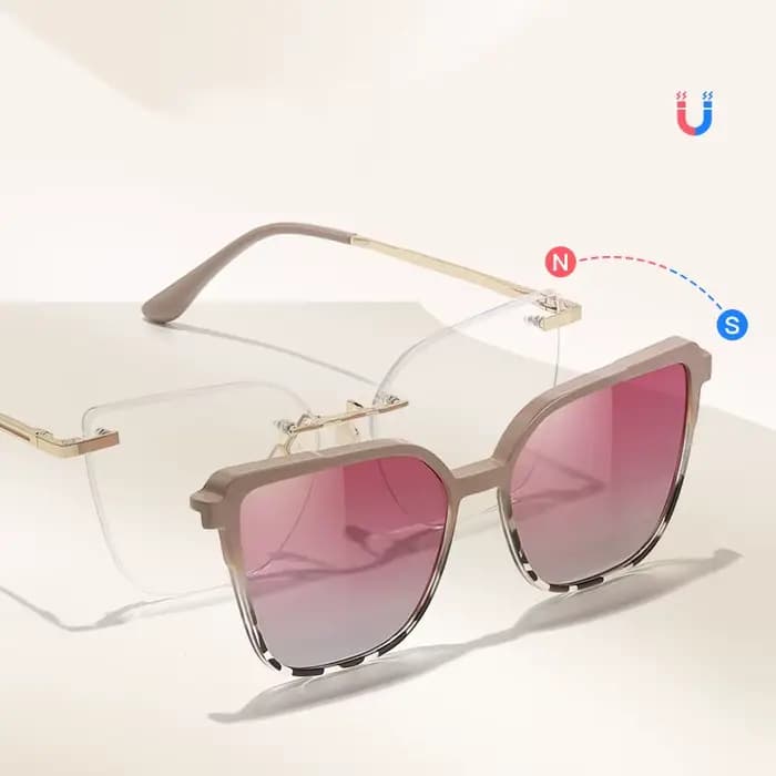 Monture de lunettes élégante en alliage sans
