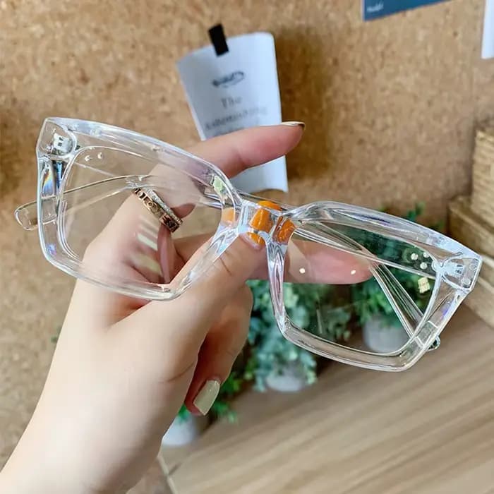Lunettes carrées transparentes pour femmes