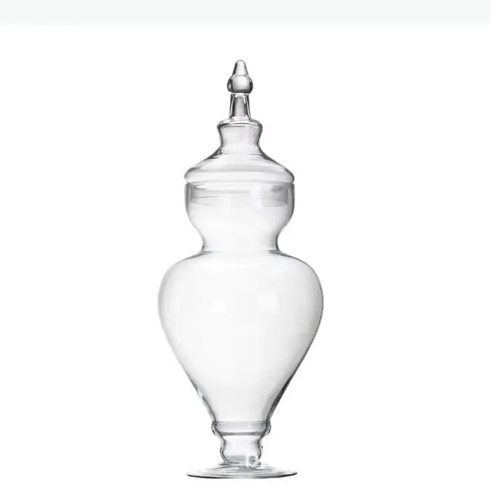 Pot en verre transparent, pots à bonbons, pots de rangement, pots décoratifs, bouteille de rangement, boîte de rangement, décoration de mariage, ornements, organisateur