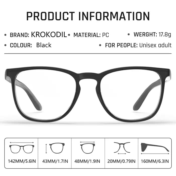 Lunettes de sécurité transparentes pour femmes