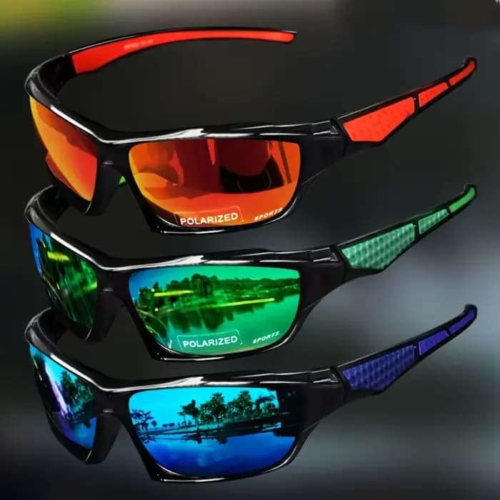 1/3 pièces sport lunettes de soleil polarisées pour hommes léger Vision nocturne