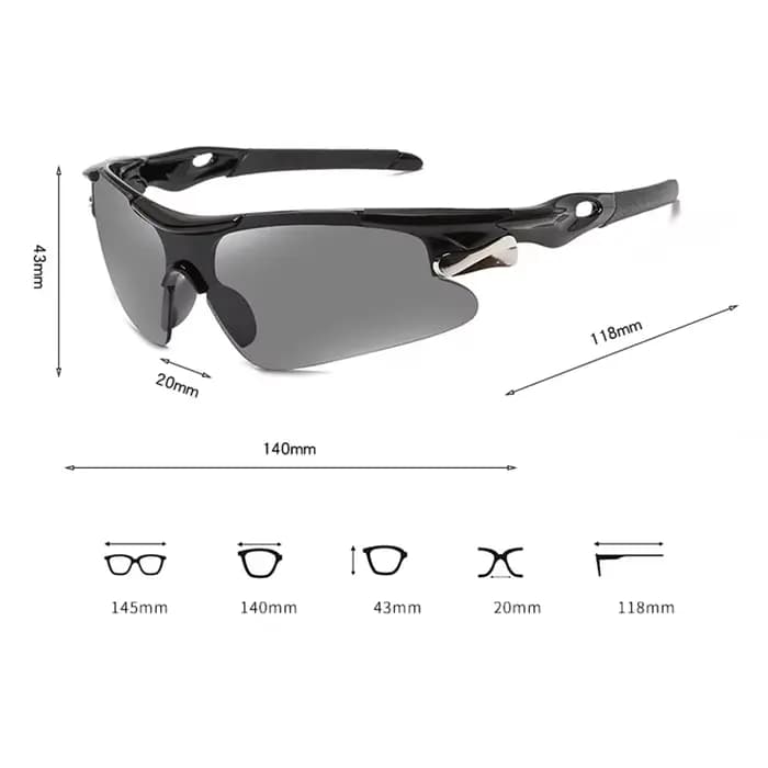 Sport hommes lunettes de soleil route vélo