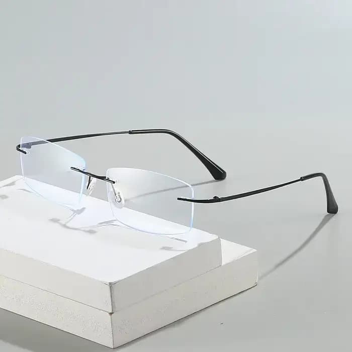 Lunettes Ultra légères sans cadre en fil d'or