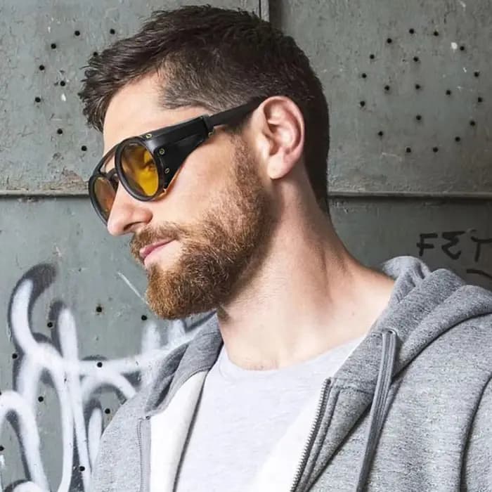 Lunettes de soleil rétro Steampunk pour hommes et femmes