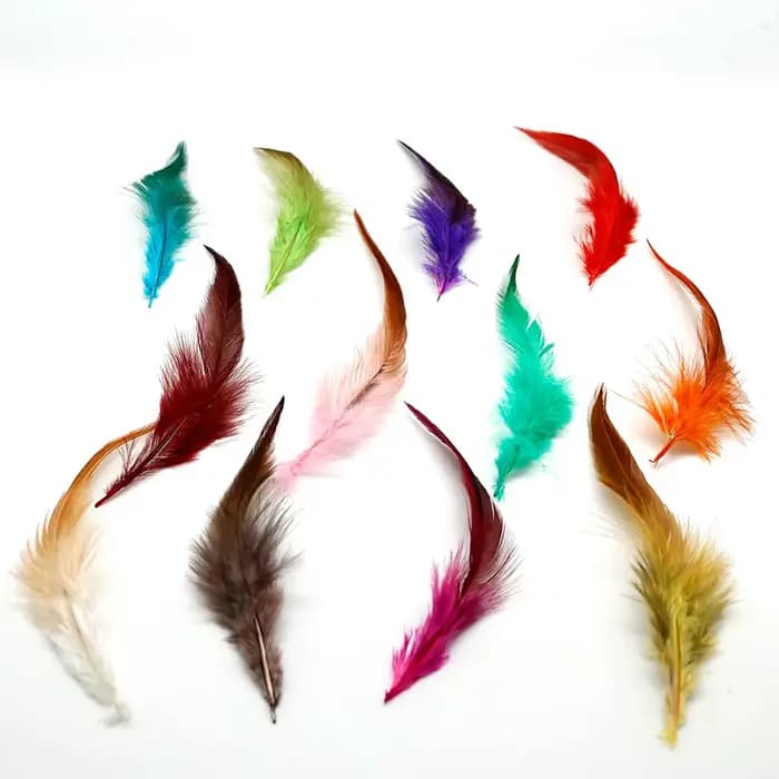Lot de 100 plumes de faisan de haute qualité, 4-6' / 10-15 cm, plumes naturelles et teintes, pour artisanat DIY et accessoires de bijouterie