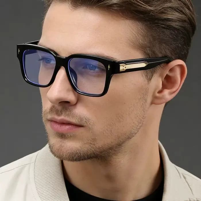 Lunettes de lecture optiques épaisses pour hommes
