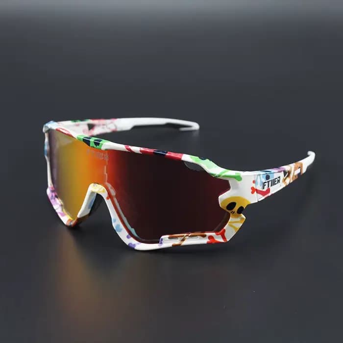 Saoan-Lunettes de soleil de cyclisme pour hommes et femmes, 4 lentilles