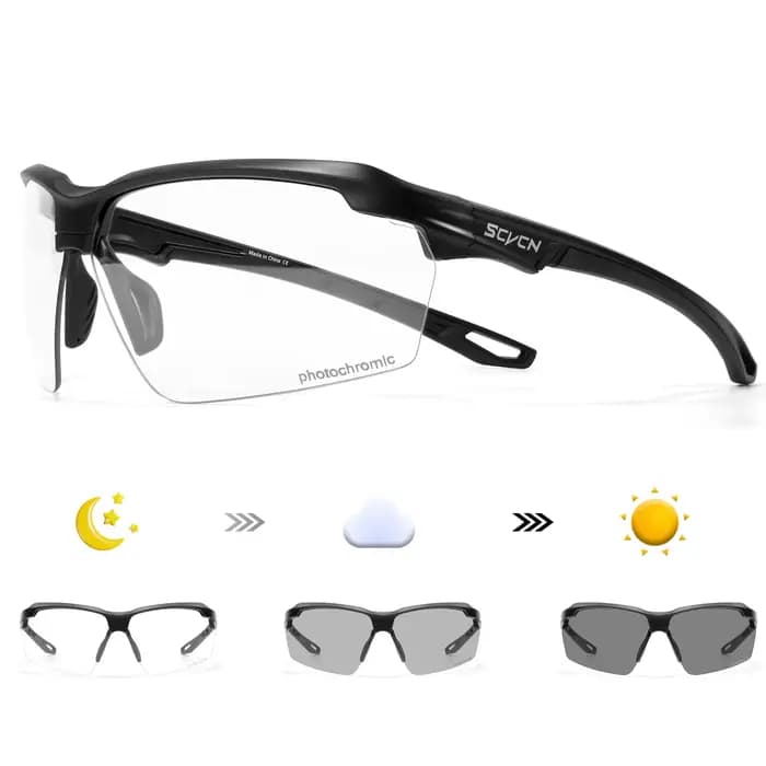 SCVCN lunettes de cyclisme photochromiques hommes vtt