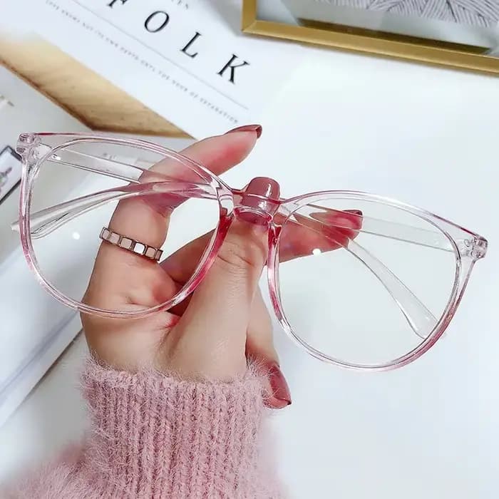 Lunettes à monture transparente rétro ultralégères pour hommes et femmes