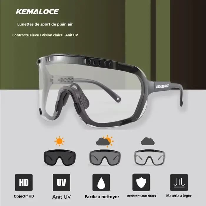 Lunettes de soleil photochromiques pour hommes et femmes