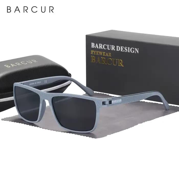 BARCUR lunettes de soleil en plein air pour hommes polarisées pêche voyage TR90