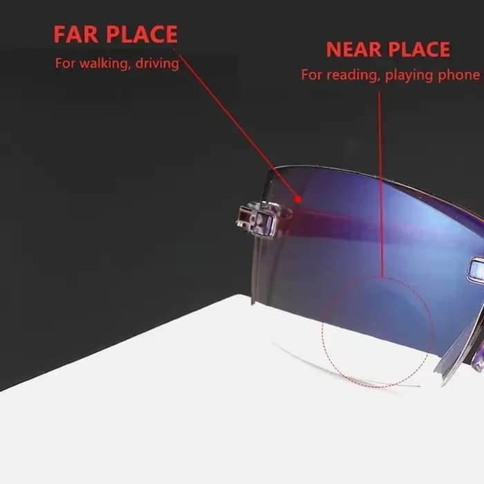 Lunettes de lecture anti-lumière bleue de haute technologie pour les touristes de loin et de près