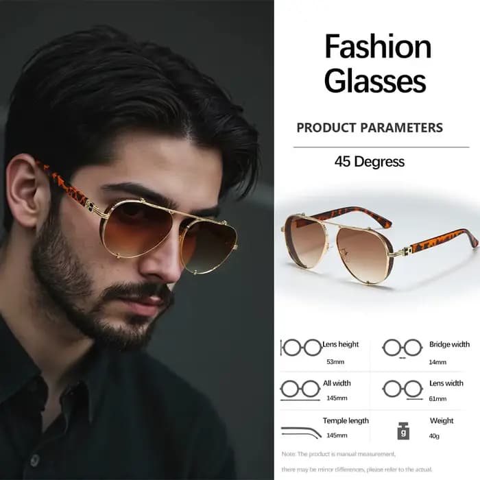 Vintage 2025 lunettes de soleil pour hommes