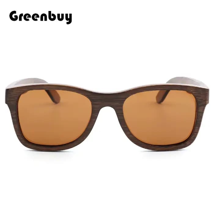 Lunettes de soleil en bambou marron, faites à la main, rétro, polarisées, pour femmes et hommes, protection UV 400, anti-reflets, pour voyage et activités de plein air