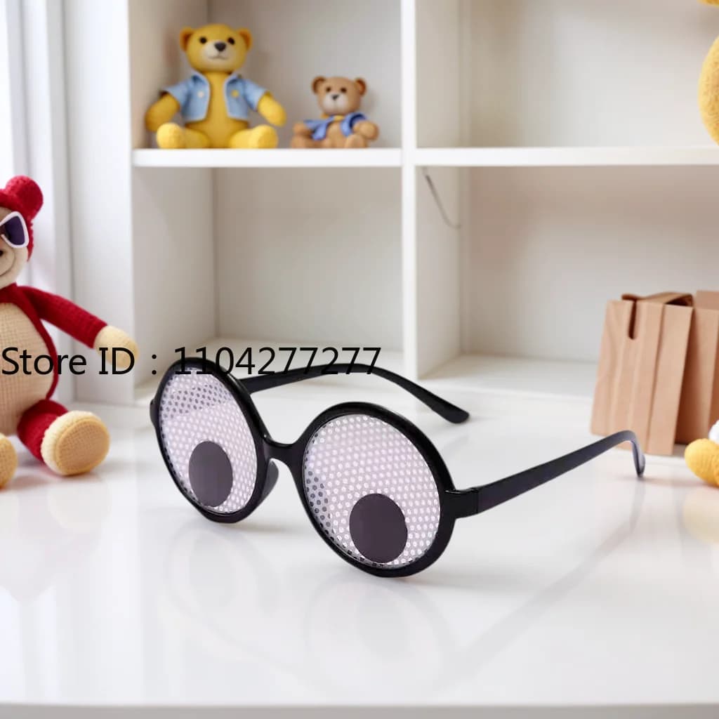 Lunettes amusantes Cosplay, globe oculaire roulant, lunettes d'halloween, nouveauté, accessoires de 