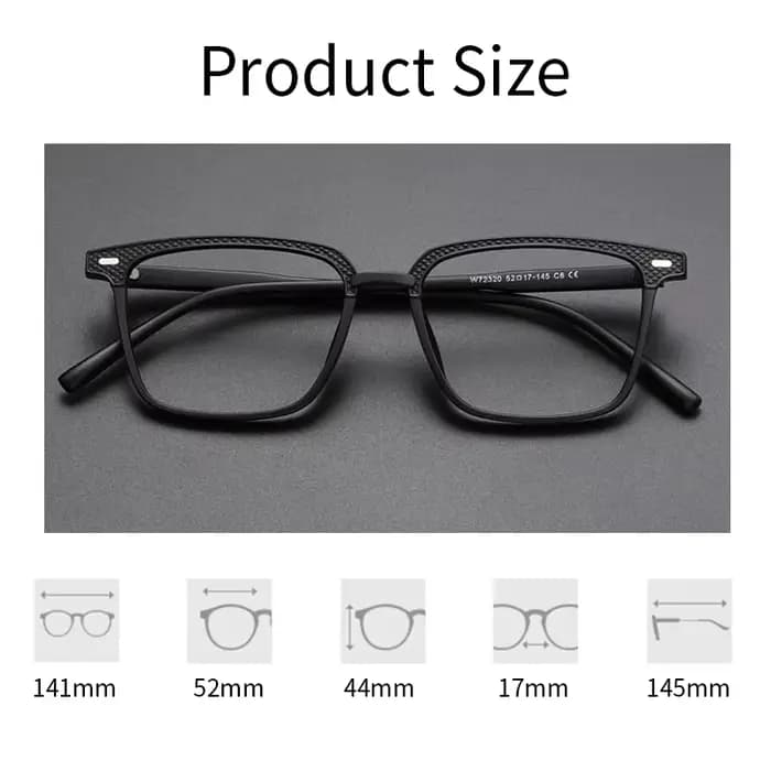 MOMOJA hommes classique carré lunettes cadre rétro affaires cadre décoratif femmes luxe optique lune