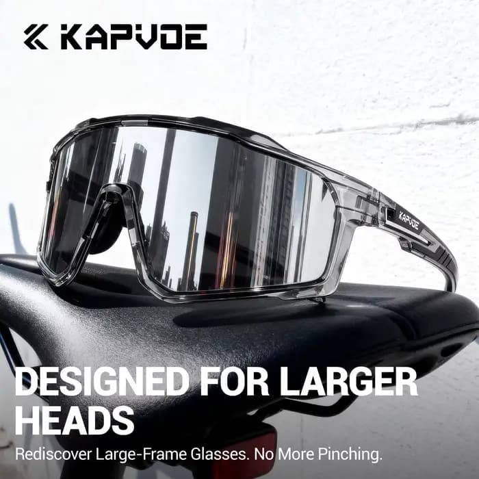 KAPVOE grande taille cyclisme lunettes de soleil lunettes en plein air UV400 sport vtt lunettes vélo