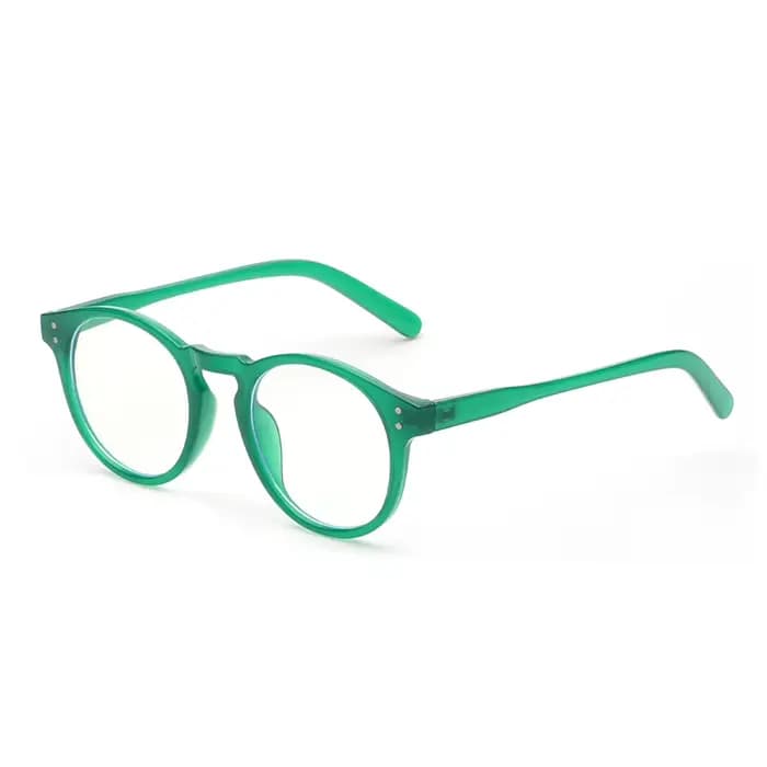 Anti lumière bleue lunettes rondes cadre femmes hommes Vintage lunettes rondes vert lunettes ordinat
