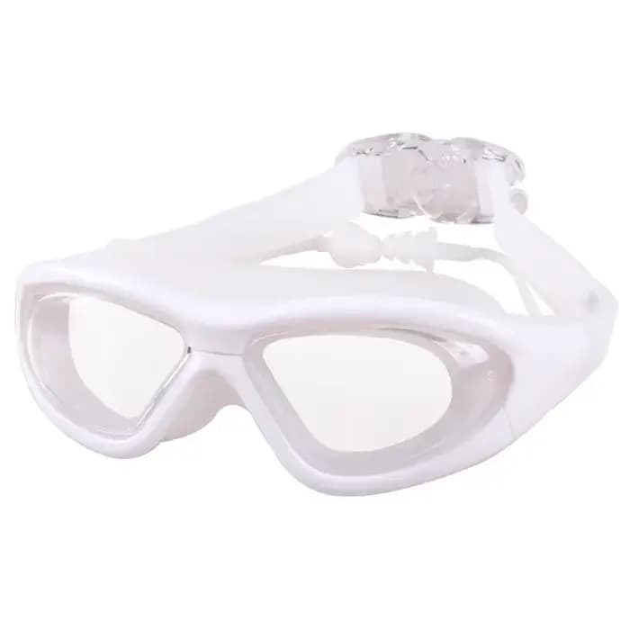 Lunettes de natation myopie avec spray anti-buée, lunettes d'eau en silicone, grandes lunettes pour
