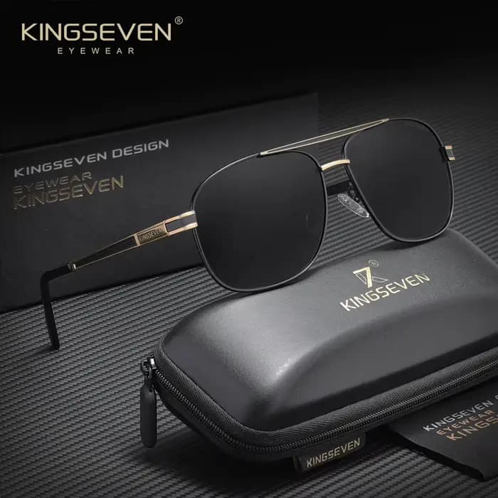 KINGSEVEN 2026 Lunettes de soleil polarisées tendance pour hommes et femmes, idéales pour la conduit