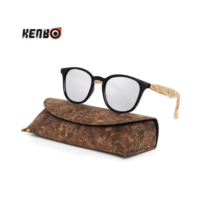 Kenbo-Lunettes de soleil polarisées en bois pour homme et femme, accessoire de marque à la mode avec