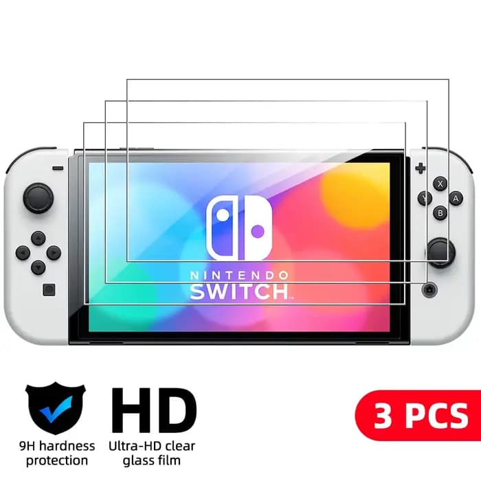 Verre trempé 9H pour Nintendo Switch OLED Switch2 2, protecteur d'écran, accessoires de Film de prot