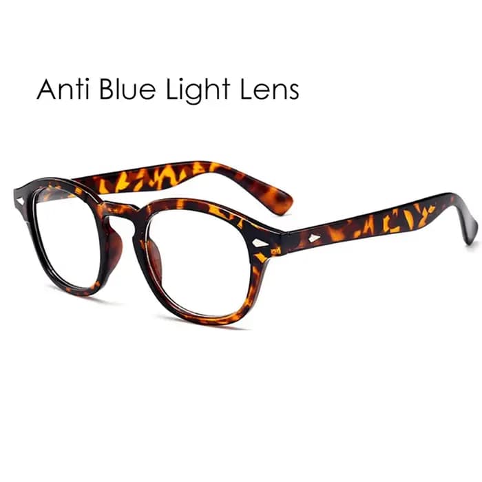 Lunettes de soleil rondes et ovales pour hommes et femmes, style Johnny Depp, verres teintés clairs,