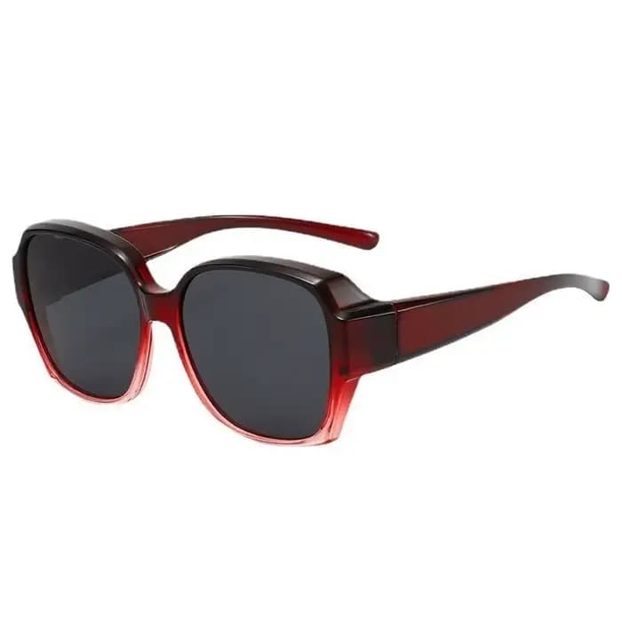 Lunettes de soleil myopie lunettes couverture lunettes de soleil polarisées pliant ajustement sur lu
