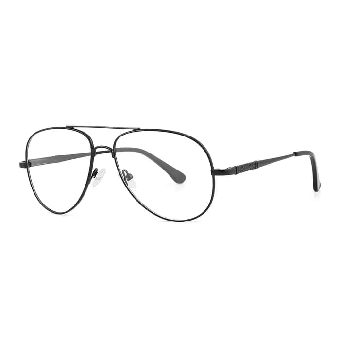 Nouvelle mode Vintage métal pilote lunettes cadre hommes femmes Punk populaire luxe lunettes de lect