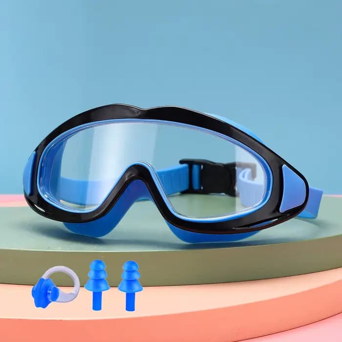 Lunettes de natation pour enfants ; antibuée et anti-ultraviolets ; lunettes de natation grand angle