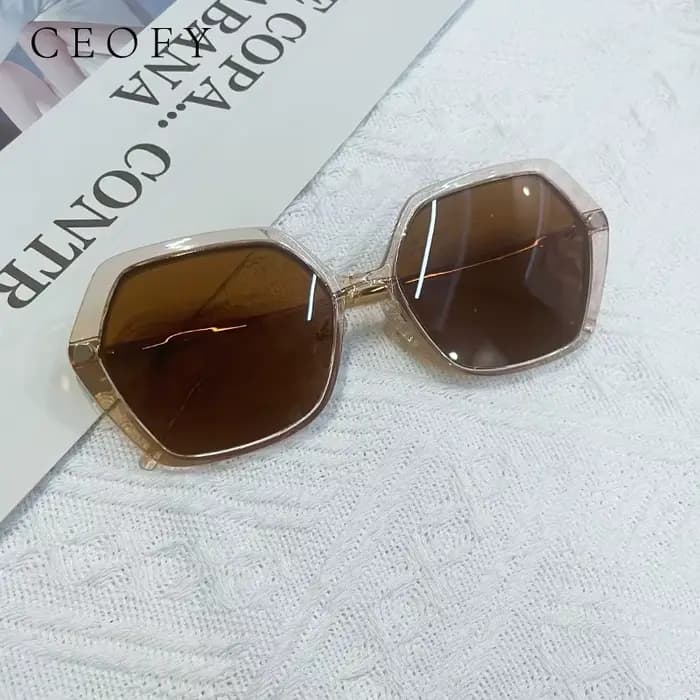 Ceofy femmes mode lunettes cadre soleil pince lunettes de soleil polarisées Prescription optique myo