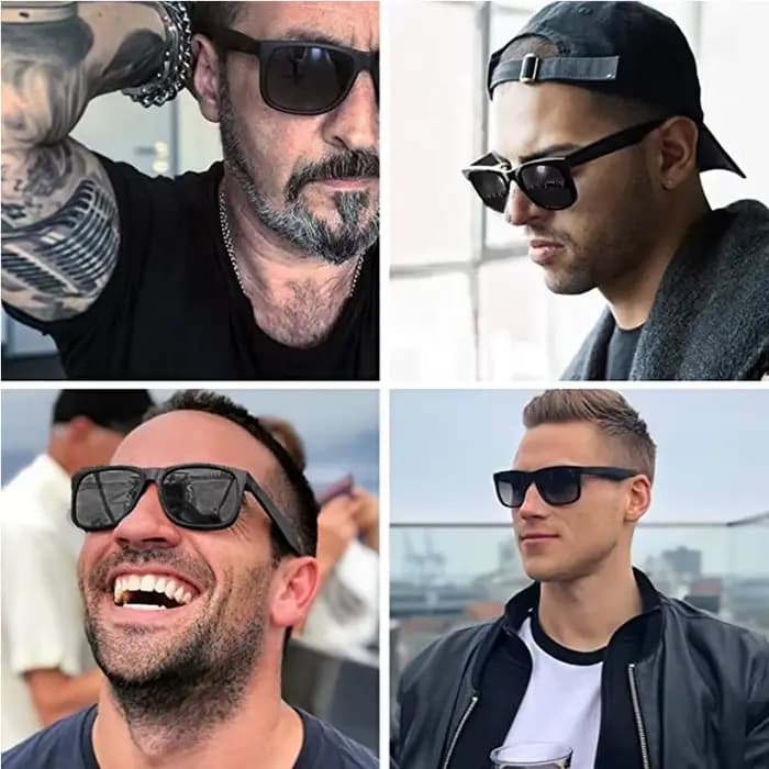 MAXJULI XXL Z87 lunettes de soleil pour grandes têtes larges hommes TR90 ultralégères UV400 lunettes
