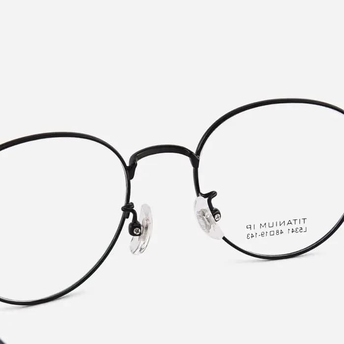 BCLEAR-Lunettes rétro rondes en titane pour hommes et femmes, monture complète, lunettes de myopie,
