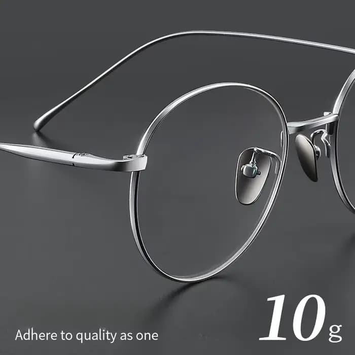 YIMARUILI mode Ultra-léger Flexible titane lunettes rétro rond optique Prescription hommes et femmes