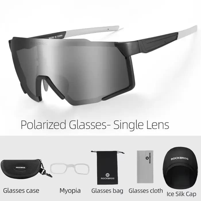 ROCKBROS lunettes de cyclisme verres polarisés/photochromiques lunettes de soleil de vélo hommes fem