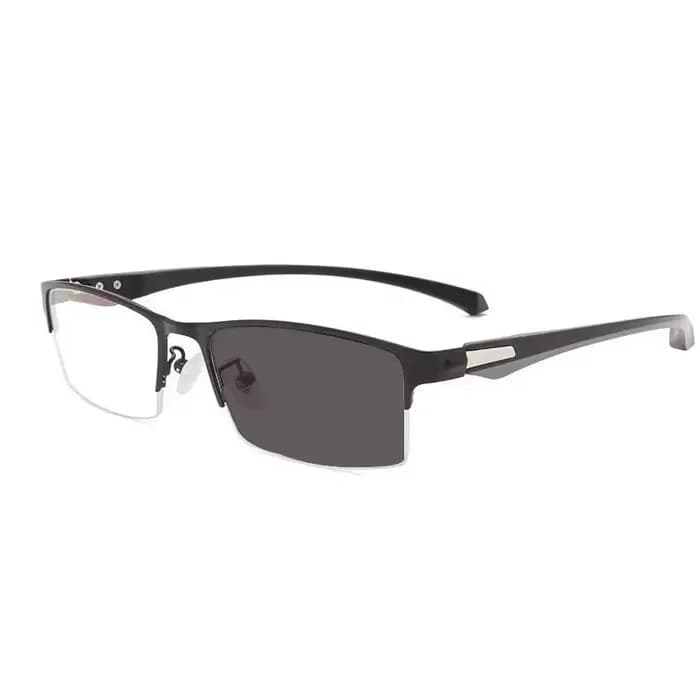 Lunettes de lecture multifocales photochromiques pour hommes et femmes, anti-lumière bleue, monture