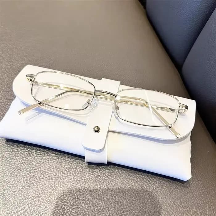 Harajuku Y2K – lunettes Vintage à petite monture carrée pour femmes et hommes, lunettes en métal cla