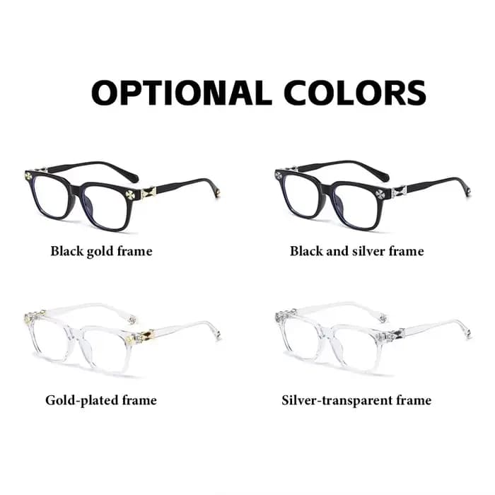 Nouvelles lunettes anti-lumière bleue pour femmes 2026, monture surdimensionnée avec strass, protect