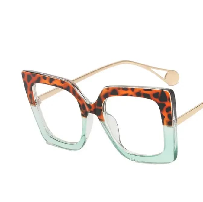 Lunettes à monture transparente surdimensionnée, pour myopie, Nerd, degré-0.5 -1.0 -2.0 à-6.0, hyper