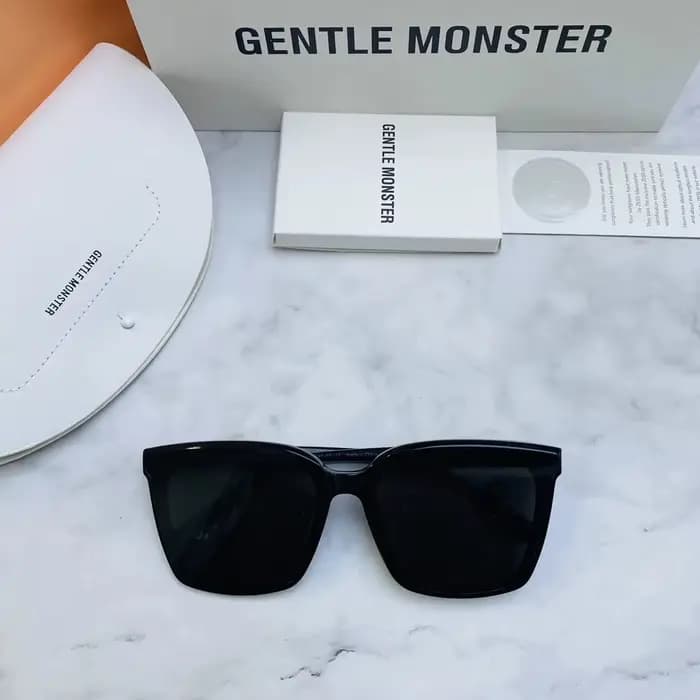 GENTLE MONSTER TEGA Lunettes de soleil de luxe en acétate pour hommes et femmes, monture carrée tend