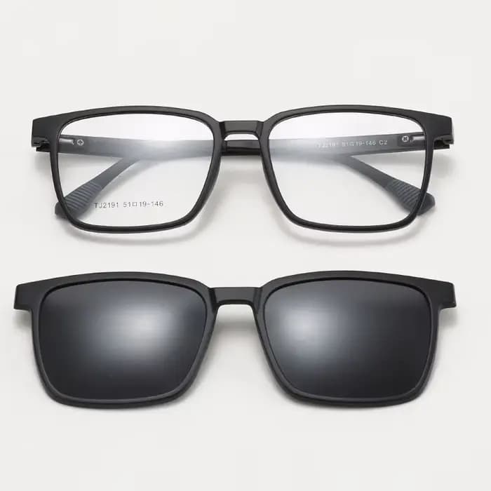Lunettes de Prescription magnétiques rabattables pour hommes et femmes, TR90, polarisées, pour myopi