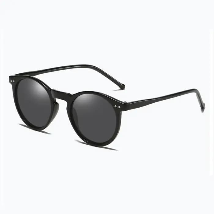 Lunettes de soleil polarisées hommes femmes lunettes rondes Vintage UV400 marque lunettes de soleil