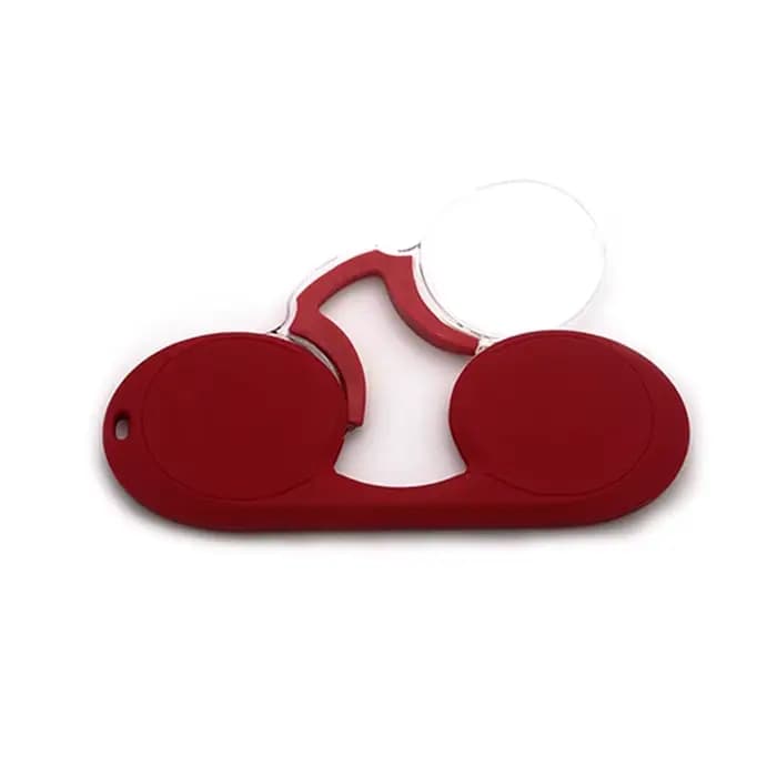 Lunettes de lecture sans monture TR rondes pour hommes et femmes, à clipser sur le nez, portables, d