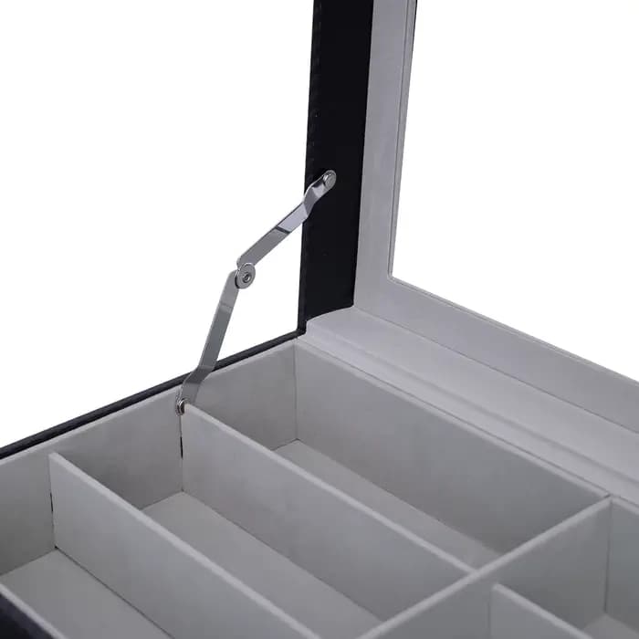 Boîte de rangement pour lunettes de soleil, porte-lunettes, étui à 24 grilles