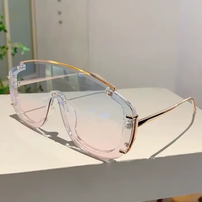 Lunettes de soleil tendance léopard pour femme, verres dégradés élégants pour sports de plein air, d